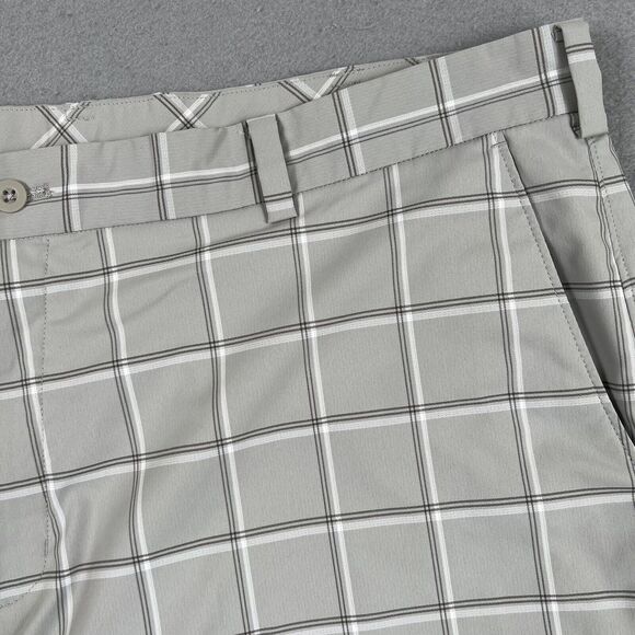 Nike Golf Short Men’s 38 Gray Check Dri‎ Fit 12” Inseam Chino - Picture 4 of 15